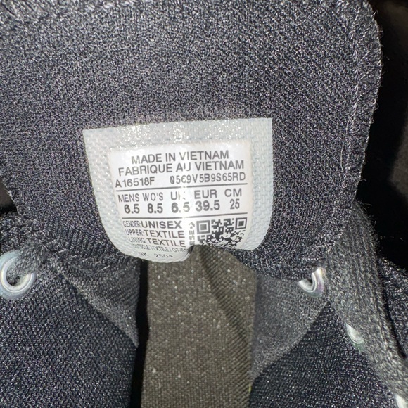 Plaid Bow Converse All Star High Tops SZ 8 1/2- EUC - Picture 4 of 4